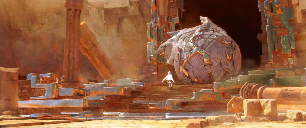 Day and Night: The Gates of Gold ultra ancha fondo de escritorio