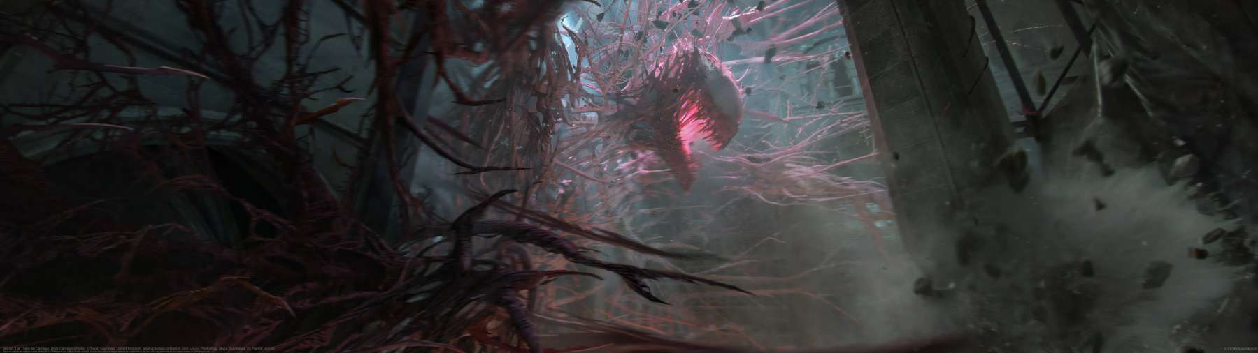 Venom, Let There be Carnage: Uber-Carnage attacks! ultra ancha fondo de escritorio