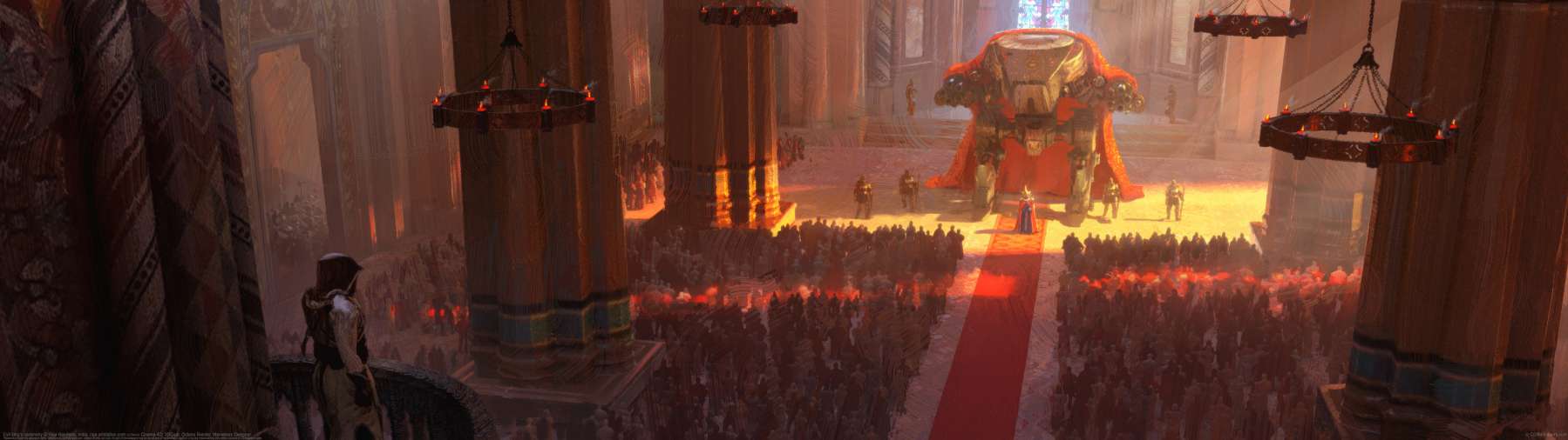 Evil king's ceremony ultra ancha fondo de escritorio