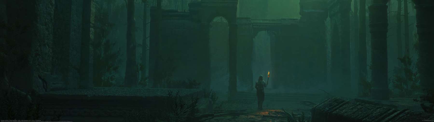 Jungle tombs ultra ancha fondo de escritorio