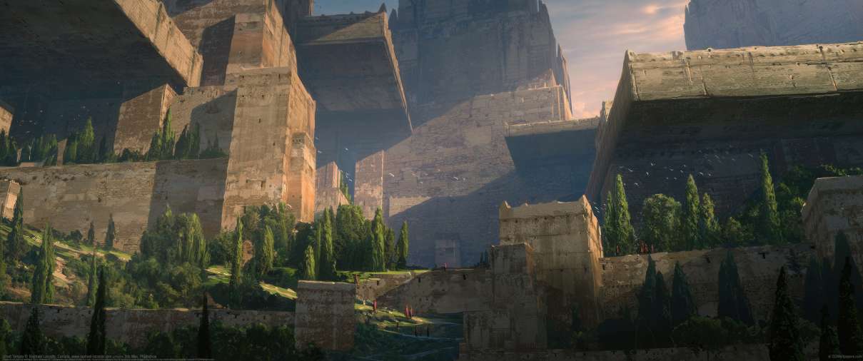 Great Temple ultra ancha fondo de escritorio