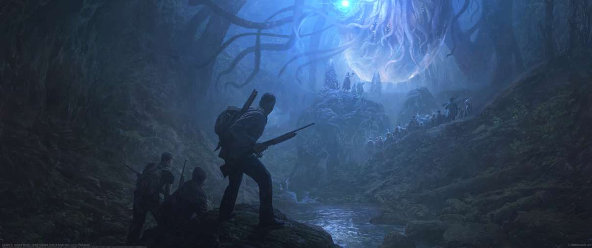 Cthulhu ultra ancha fondo de escritorio