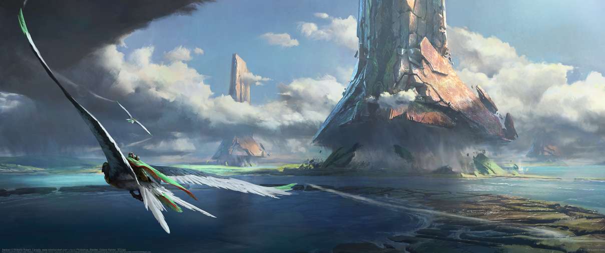 Awoken ultra ancha fondo de escritorio