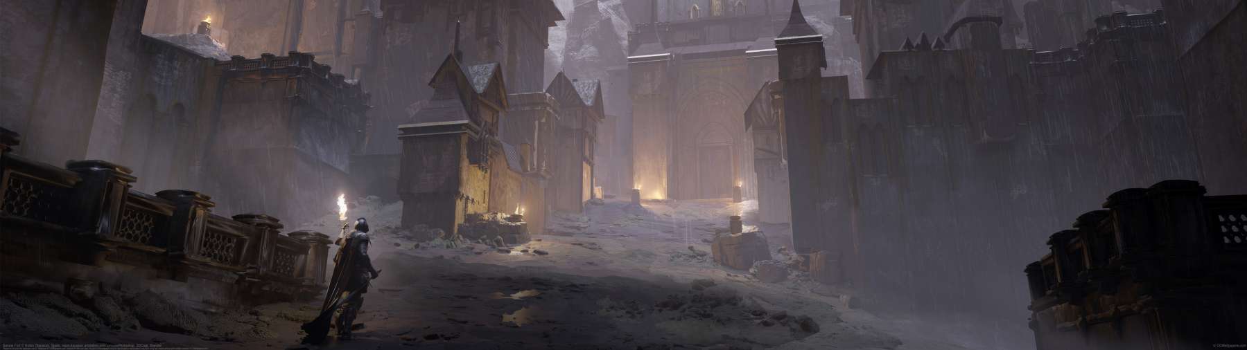 Barons Fort ultra ancha fondo de escritorio