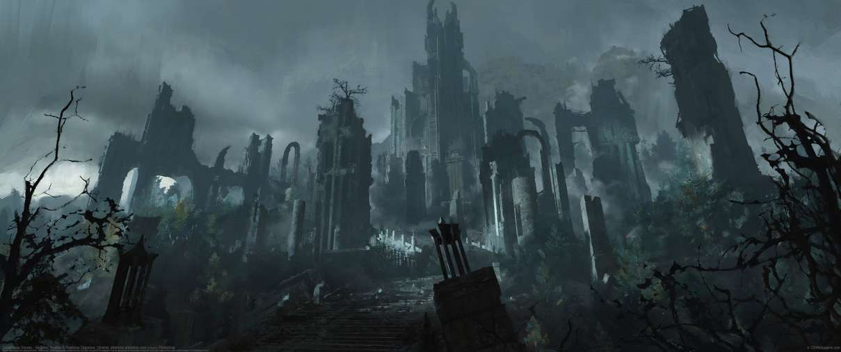 Deadhouse Sonata - Vertpaint Studios ultra ancha fondo de escritorio
