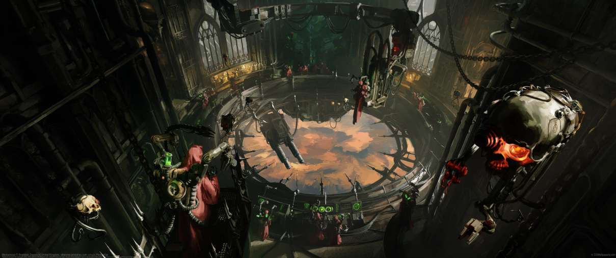 Mechanicus ultra ancha fondo de escritorio