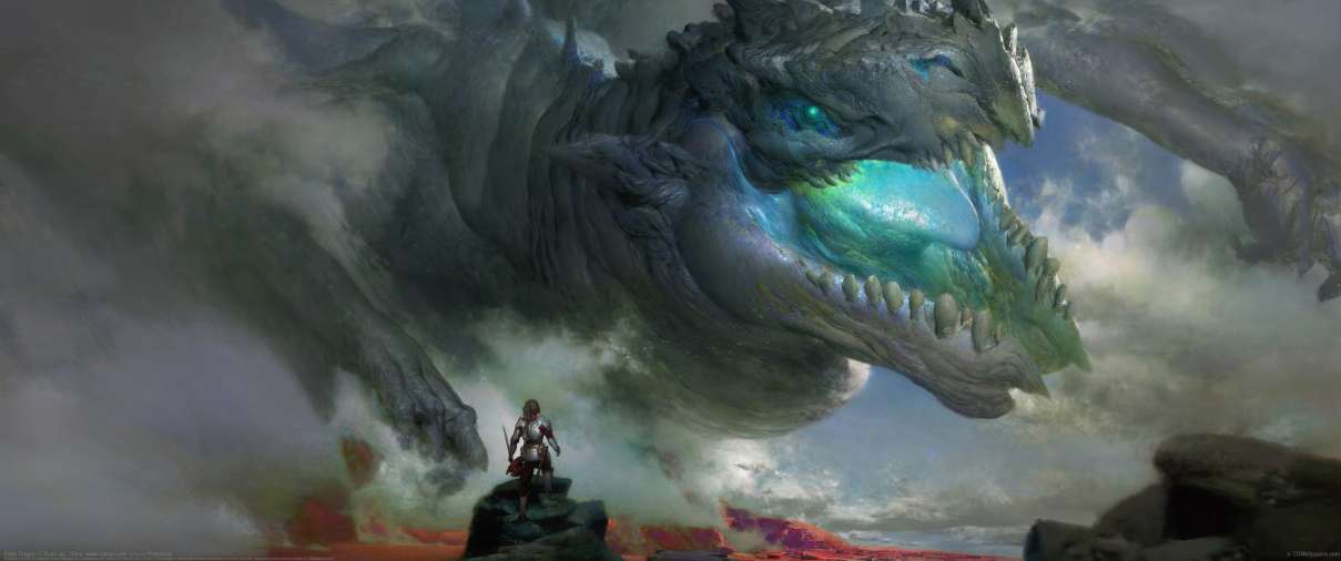 Elder Dragon ultra ancha fondo de escritorio