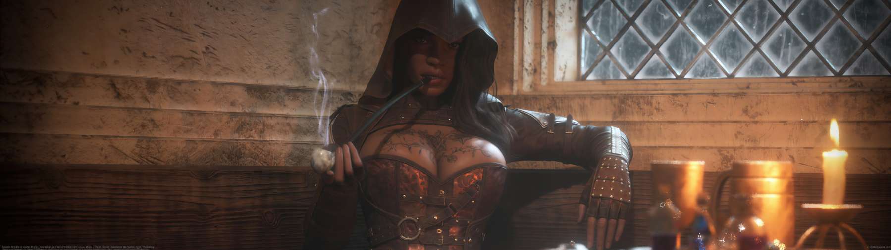 Assasin Onnikfa ultra ancha fondo de escritorio