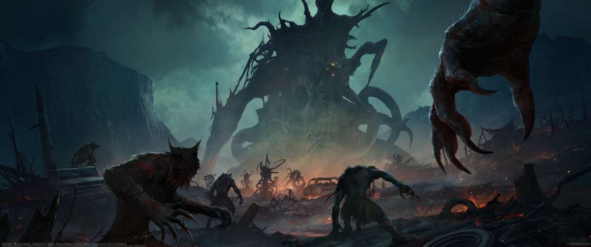 Werewolf: The Apocalypse - Retaliation ultra ancha fondo de escritorio