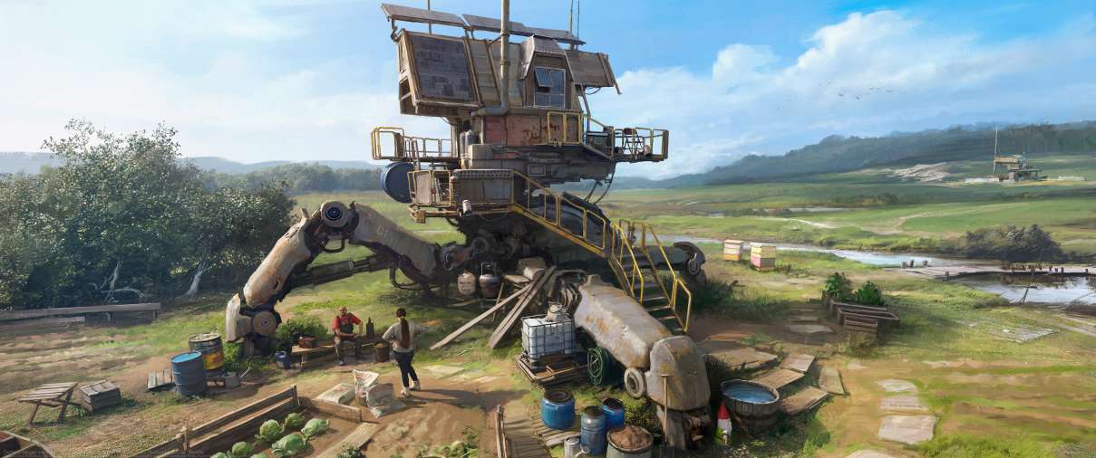 Dacha ultra ancha fondo de escritorio