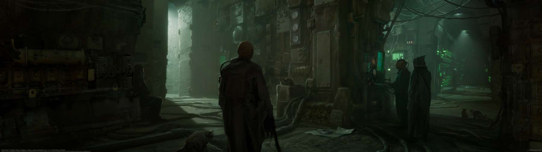 Catacombs ultra ancha fondo de escritorio