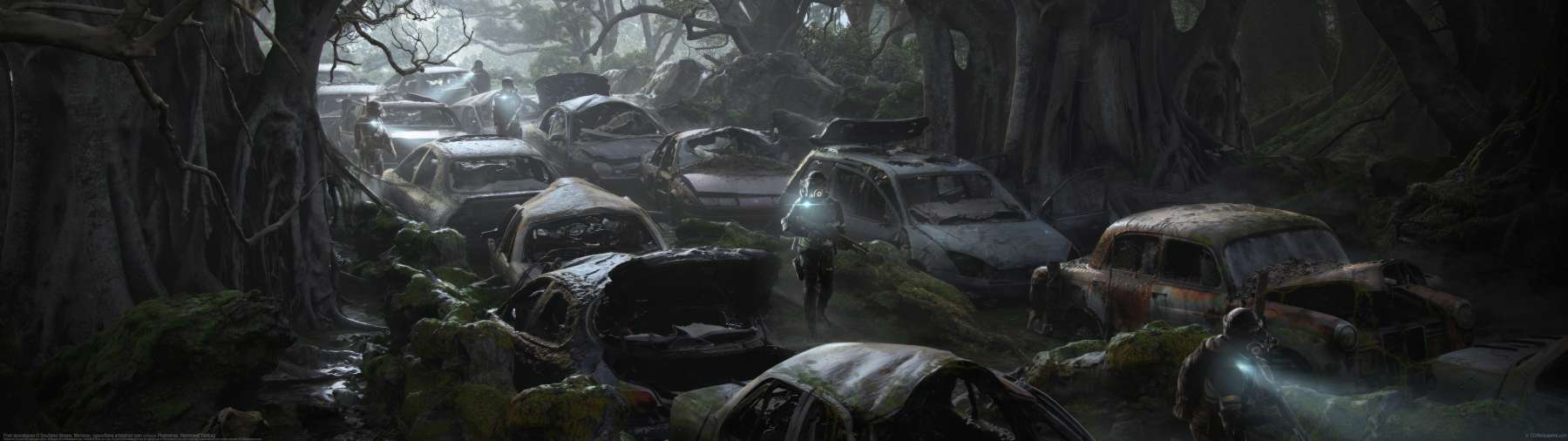Post apocalypse ultra ancha fondo de escritorio