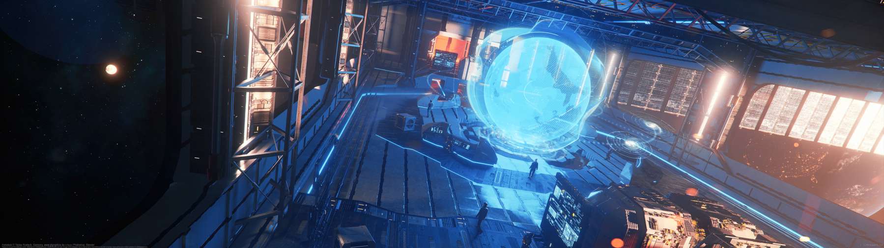 Holodeck ultra ancha fondo de escritorio