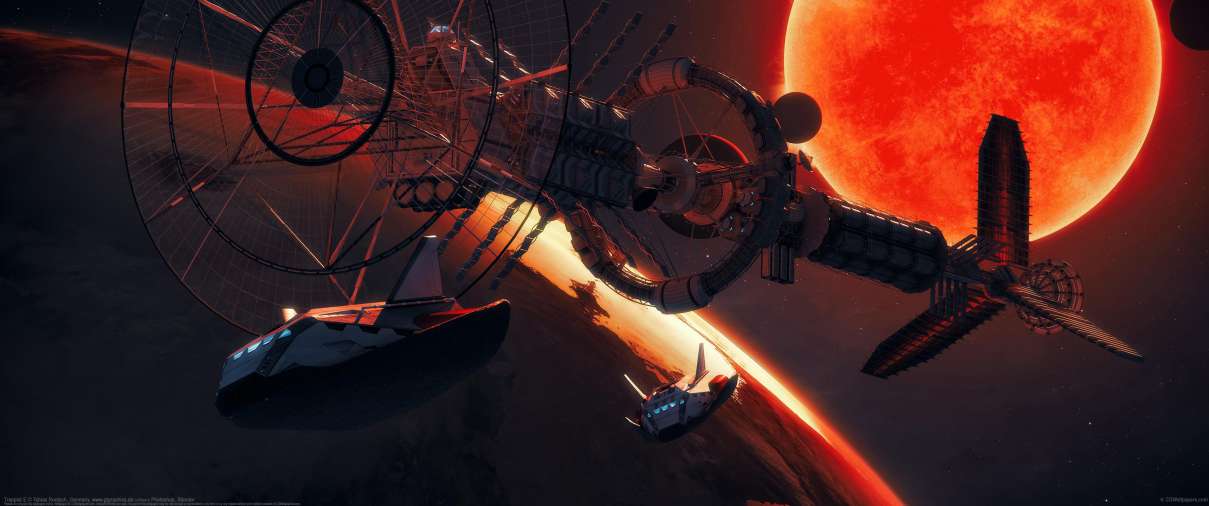 Trappist-E ultra ancha fondo de escritorio