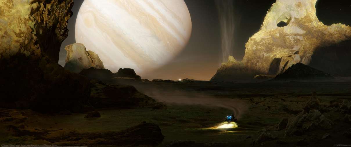 Io Explorer ultra ancha fondo de escritorio