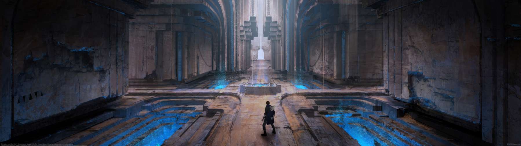 Star Wars Jedi: Survivor - Underground Temple ultra ancha fondo de escritorio