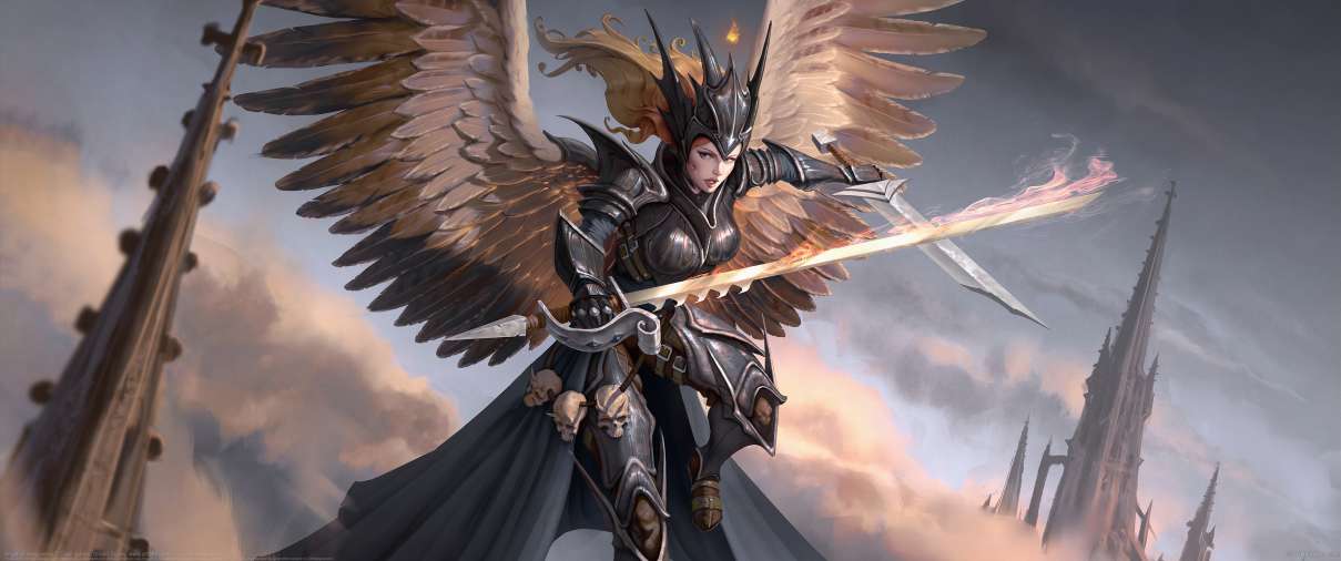 Angel of Vengeance ultra ancha fondo de escritorio