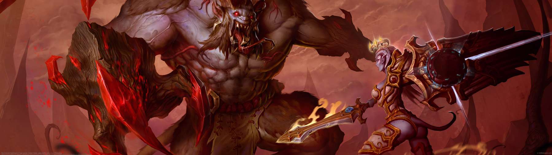 The Emerald Nightmare ultra ancha fondo de escritorio