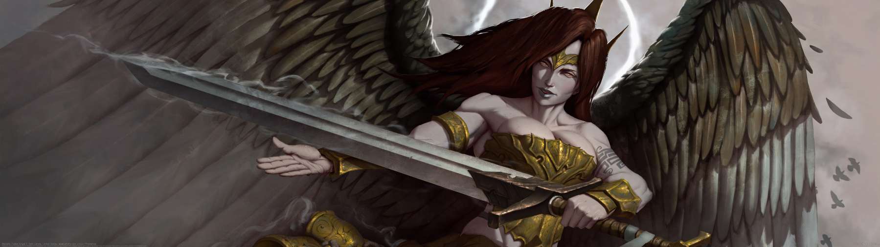 Marielle, Fallen Angel ultra ancha fondo de escritorio