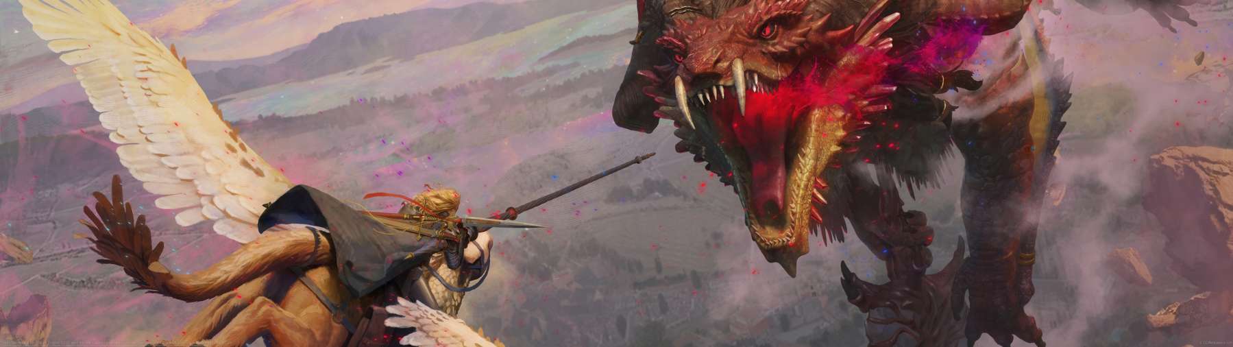 Saint George and the Dragon Chapter 03 - Drakon the Star Touched boss fight ultra ancha fondo de escritorio