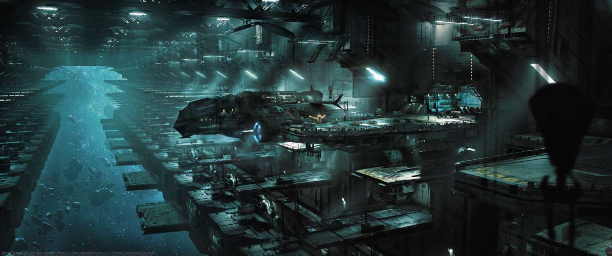 Beyond The Aquila Rift - Love, Death & Robots ultra ancha fondo de escritorio