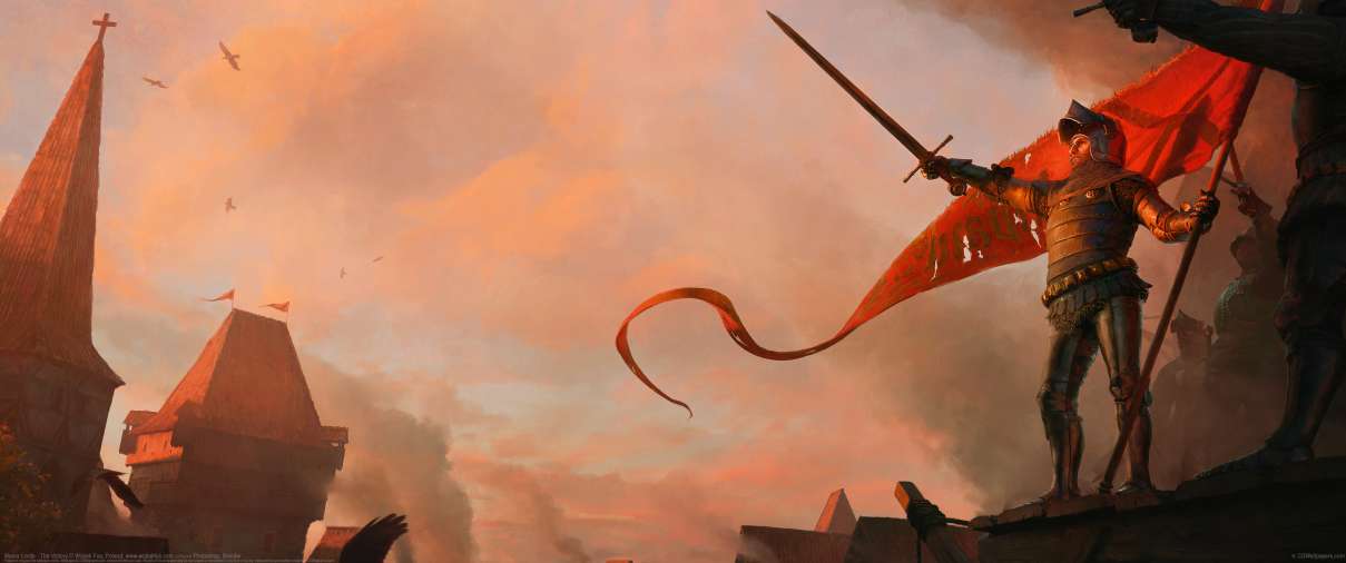 Manor Lords - The Victory ultra ancha fondo de escritorio
