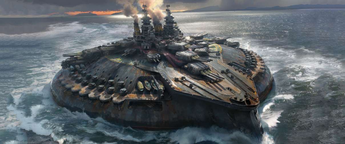 Thunder Fleet ultra ancha fondo de escritorio