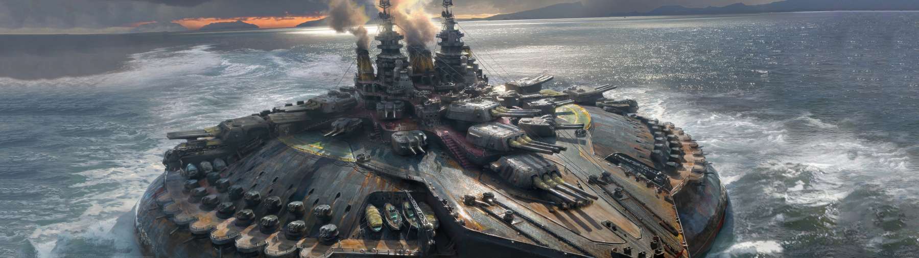 Thunder Fleet ultra ancha fondo de escritorio