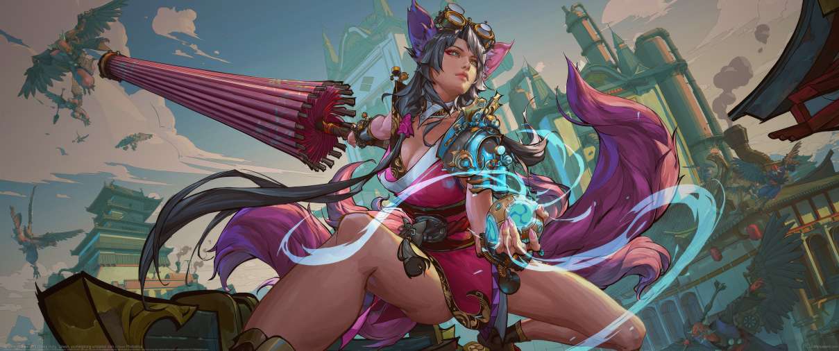 Tamamo no mae ultra ancha fondo de escritorio