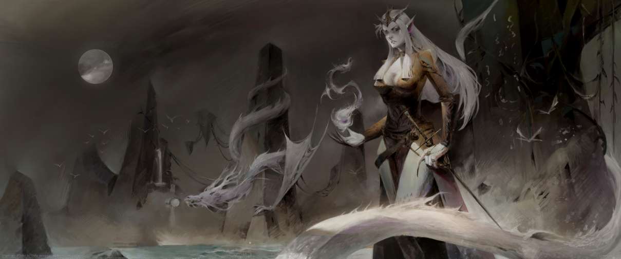 Dragon lady ultra ancha fondo de escritorio