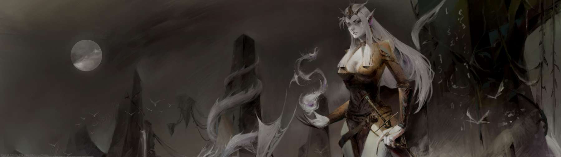 Dragon lady ultra ancha fondo de escritorio