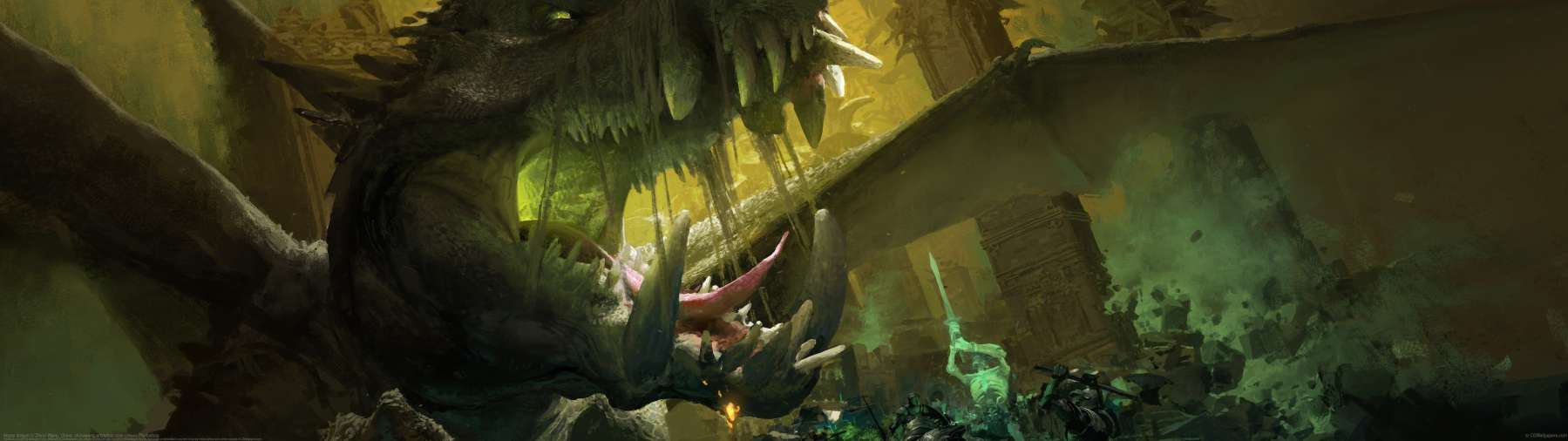 Abyss dragon ultra ancha fondo de escritorio