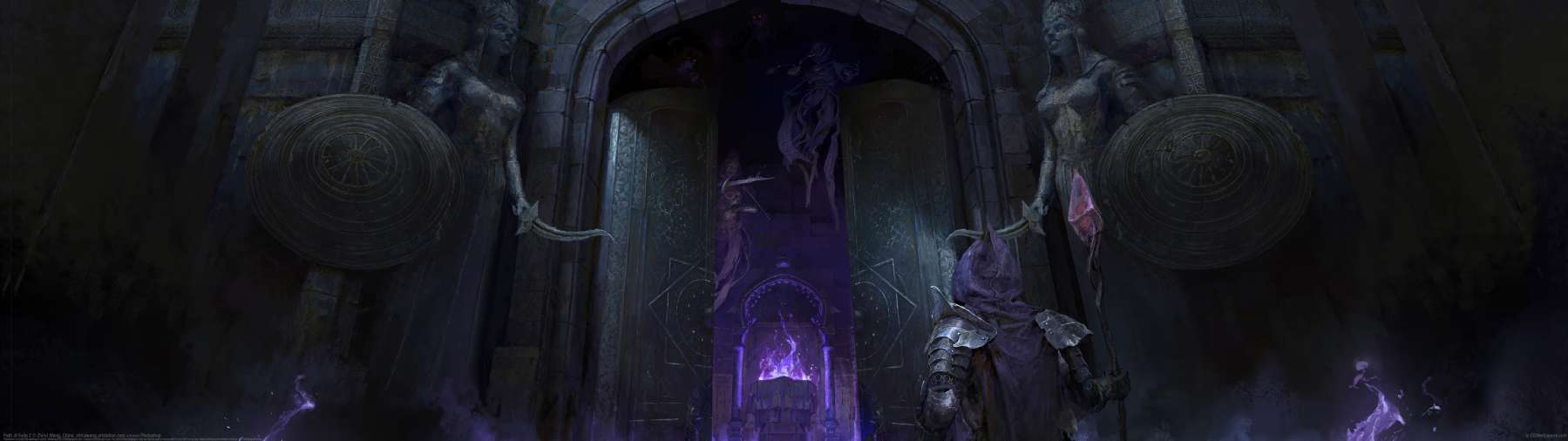 Path of Exile 2 ultra ancha fondo de escritorio