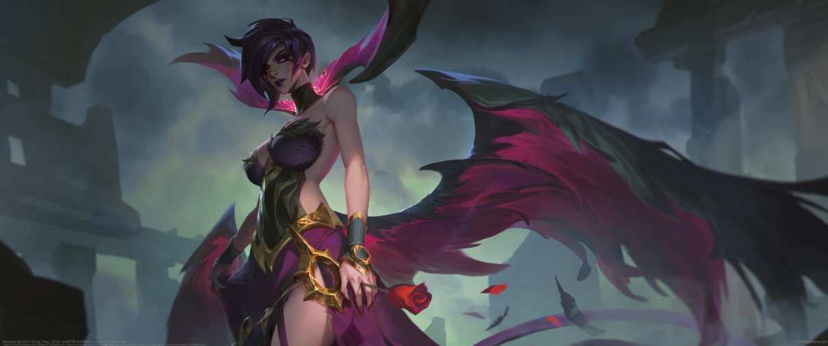 Morgana fan art ultra ancha fondo de escritorio
