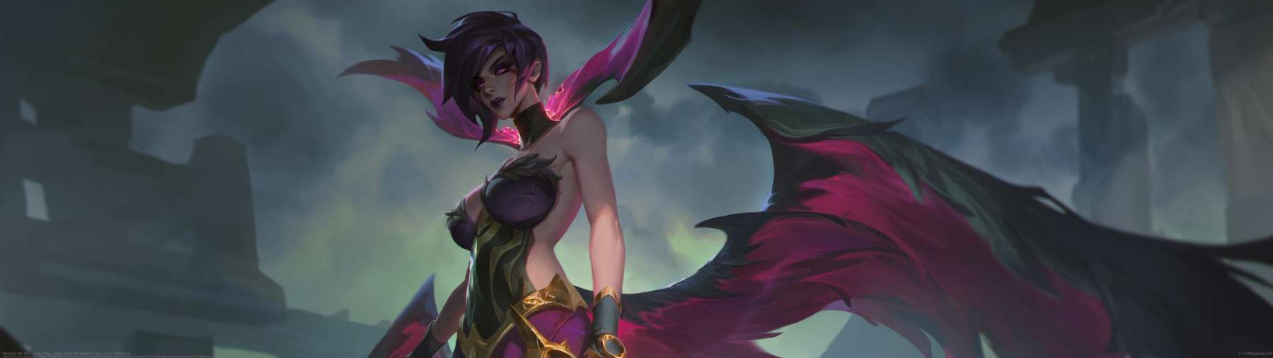 Morgana fan art ultra ancha fondo de escritorio