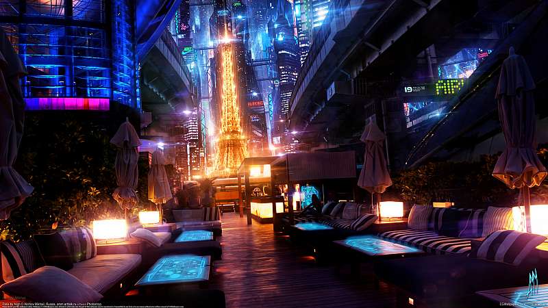 Paris by Night fondo de escritorio