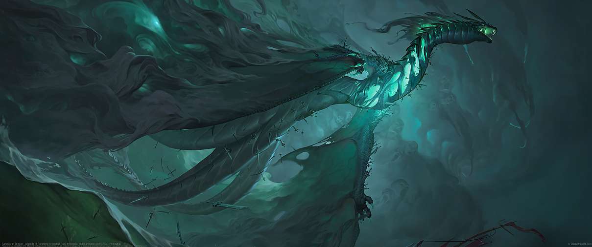 Camavoran Dragon - Legends of Runeterra ultra ancha fondo de escritorio
