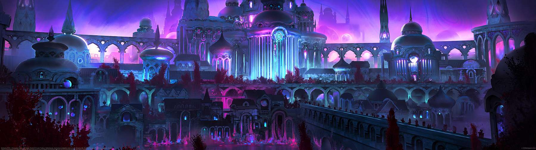 Alchemy RPG - Chrysalea Ourro and Origin District ultra ancha fondo de escritorio