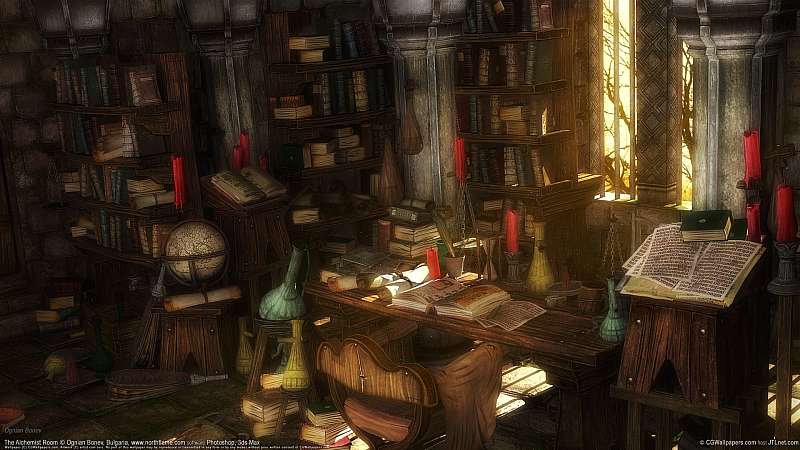 The Alchemist Room fondo de escritorio