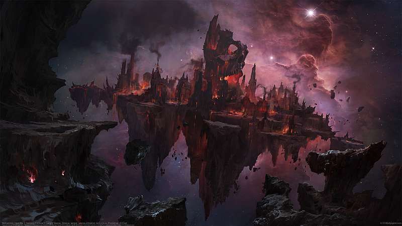 Warhammer Total War 3 Demonic Fortress fondo de escritorio